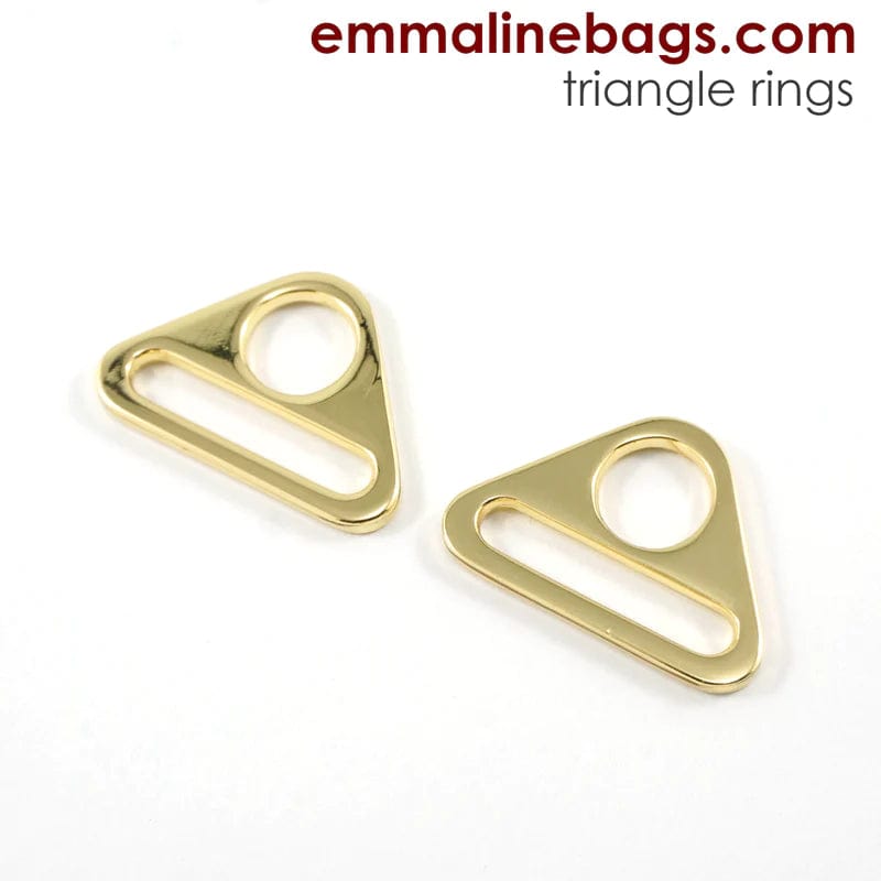 Kiwi Bagineers Ring Triangle Rings 1 1/2" (38mm) by Emmaline Bags