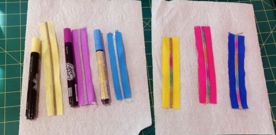 How To DIY A Coloured Zipper for Bag Making.