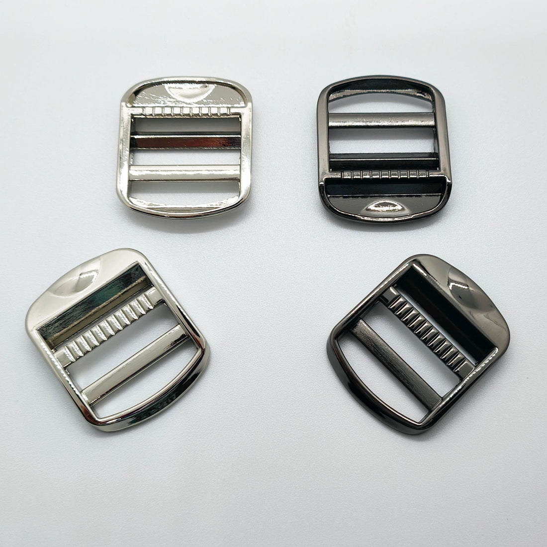 Kiwi Bagineers Strap hardware 25mm Metal Ladder Locks for Bag Making – Pack of Two (Nickel or Gunmetal)