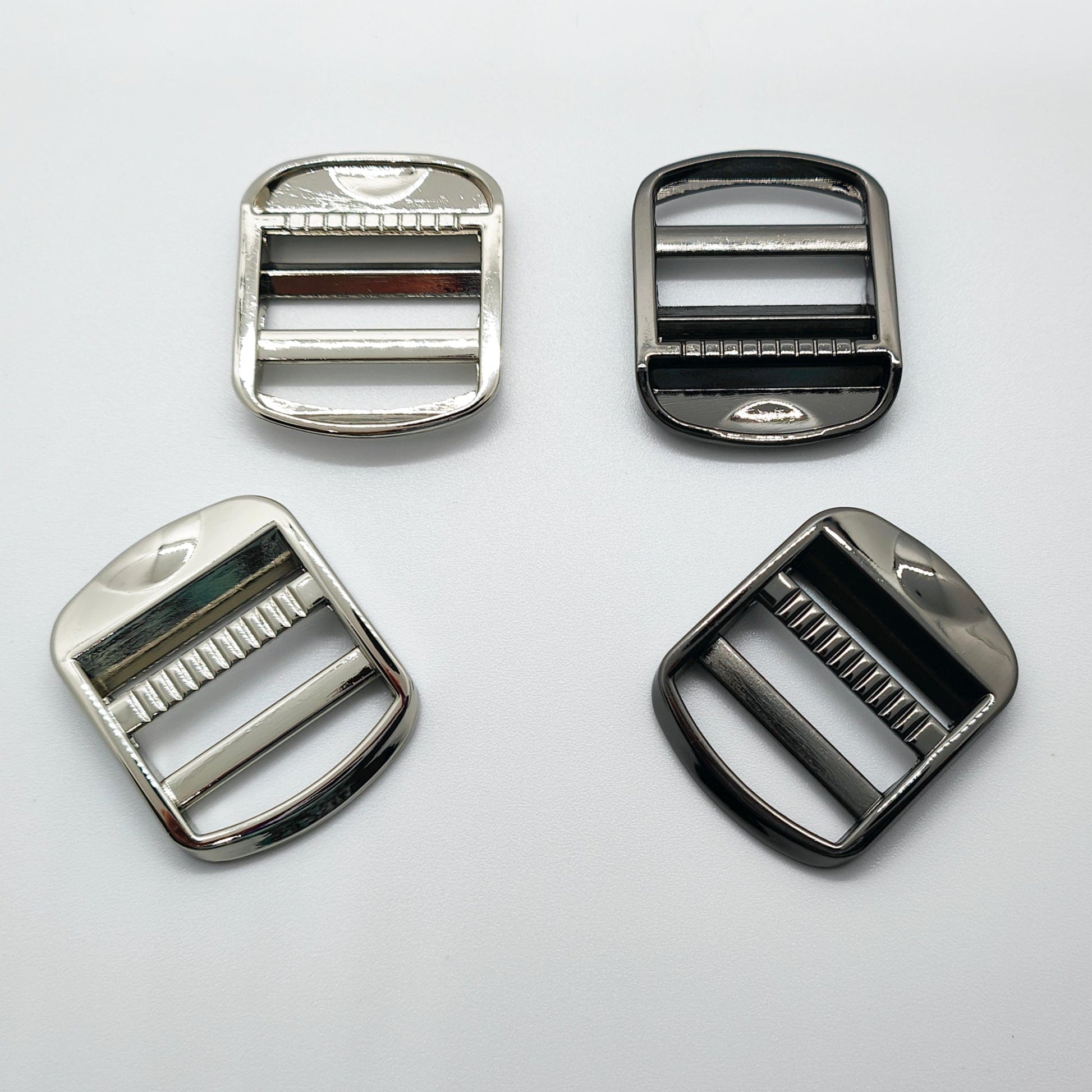 Kiwi Bagineers Strap hardware 25mm Metal Ladder Locks for Bag Making – Pack of Two (Nickel or Gunmetal)