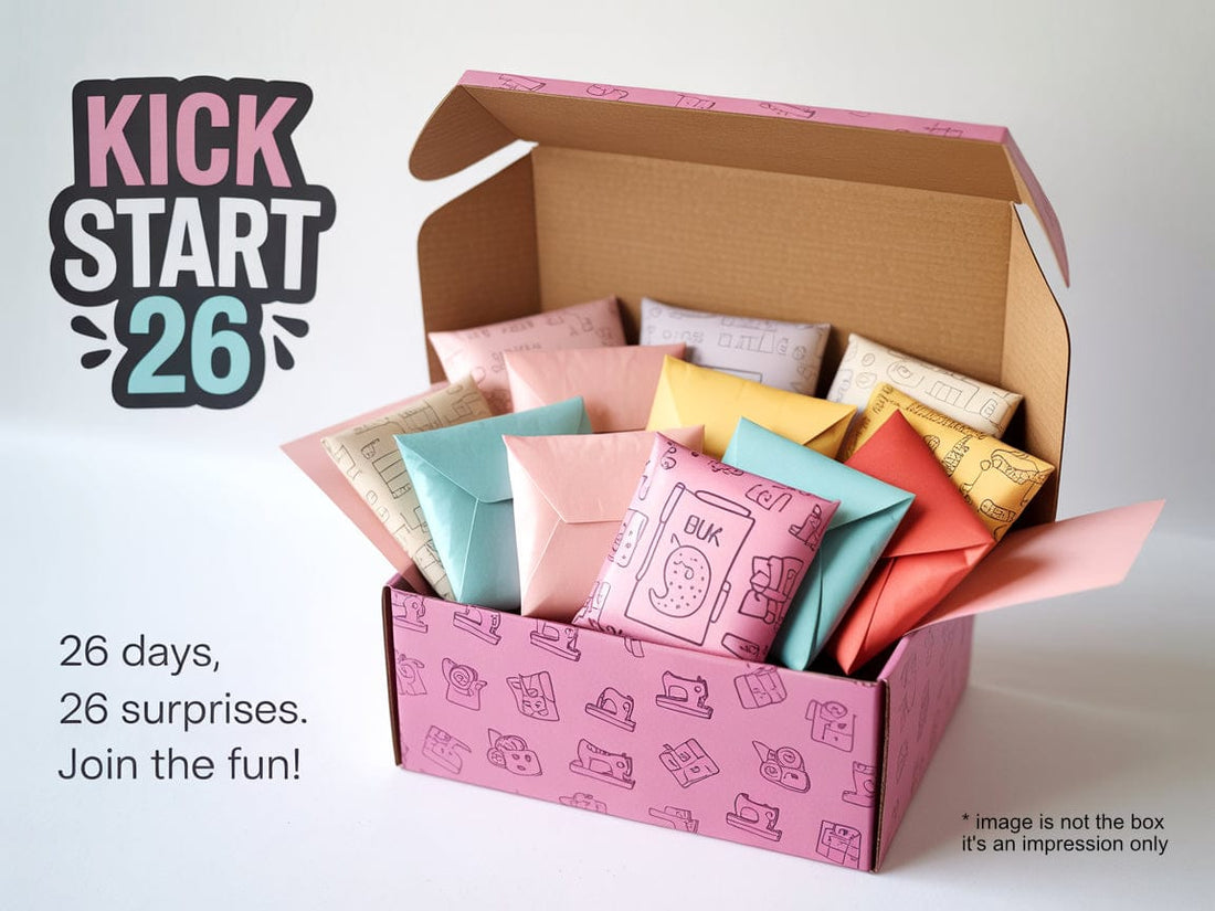 Kiwi Bagineers Bag making kit 26 gifts in a Box, Kick start 26 pre- order.