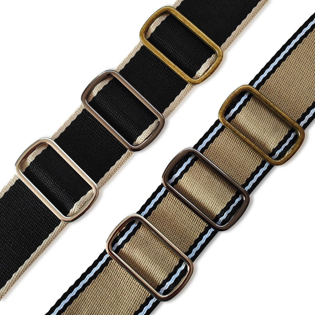 Kiwi Bagineers Sliders Adjustable Strap Sliders – Raised Bar Style – for bags by Kiwi Bagineers