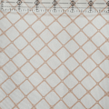Kiwi Bagineers Fabric Chainlink beige Soft Water Resistant Canvas Fabric for Bag Making | 260gsm Polyester | Sold by Half Metre