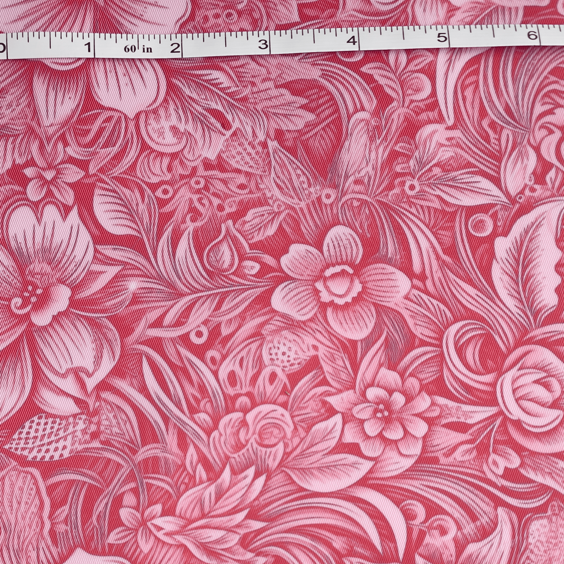Kiwi Bagineers Fabric Embossed floral Bonded Nylon Fabric for Bag Making – Twill Finish (firm)