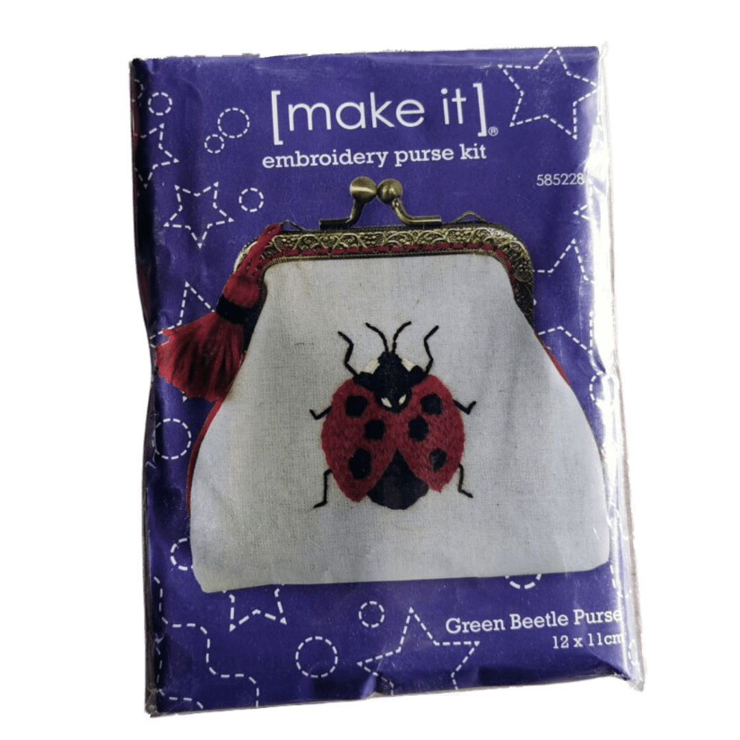 Kiwi Bagineers Bag Kit Embroidery Purse Kit