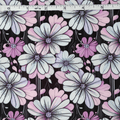 Kiwi Bagineers Fabric FLowers in pink Bonded Nylon Fabric for Bag Making – Twill Finish (firm)