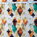 Kiwi Bagineers Fabric Grunge Diamonds Bonded Nylon Fabric for Bag Making – Twill Finish (firm)