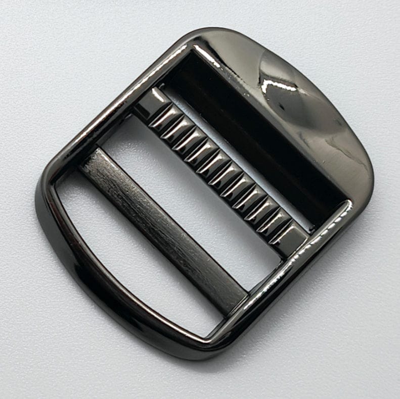 Kiwi Bagineers Strap hardware Gun metal 25mm Metal Ladder Locks for Bag Making – Pack of Two (Nickel or Gunmetal)