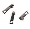 Kiwi Bagineers Zipper-pulls Gun Metal Zipper Pulls. For #3 Metallic Nylon Coil Zipper tape. Pack of Five. By Kiwi Bagineers