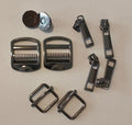 Kiwi Bagineers hardware Kit Gunmetal October 2025 Bag of the Month Club Hardware Kit
