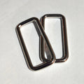 Kiwi Bagineers Ring Nickel Rectangular rings: (2 pack) 2