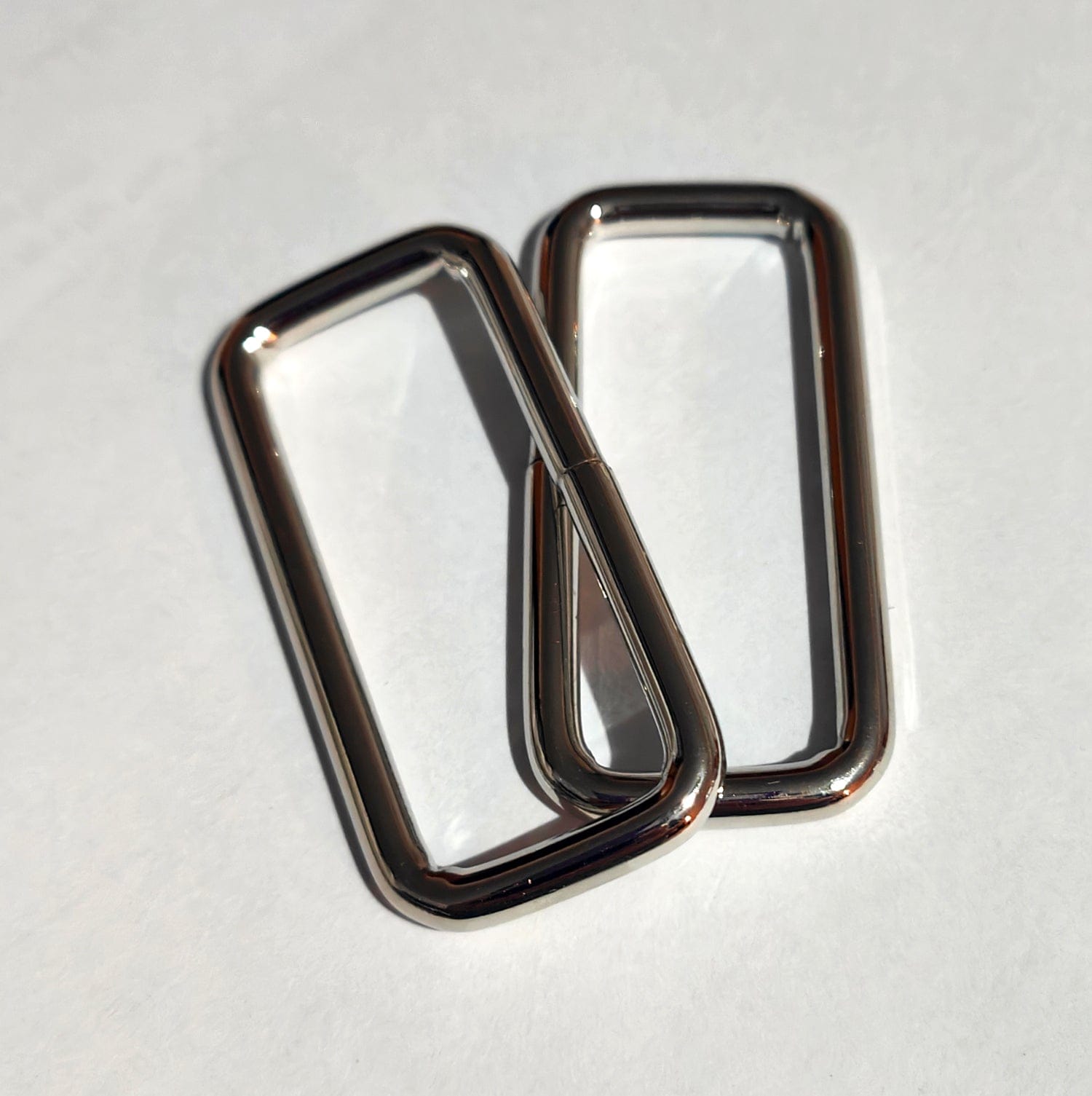 Kiwi Bagineers Ring Nickel Rectangular rings: (2 pack) 2"