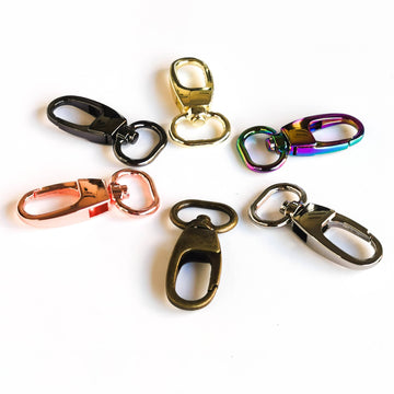 Kiwi Bagineers swivel-hook Swivel Snap Hooks for Bags. (Lobster Clasps) By Kiwi Bagineers.  Pack of 2.