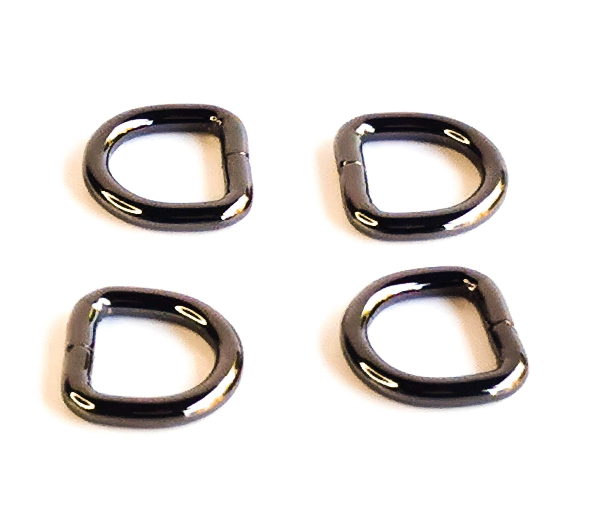 Kiwi Bagineers Ring 1/2" (13mm) / Gunmetal D rings for bags.. Pack of 4. Kiwi Bagineers