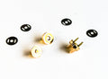 Kiwi Bagineers magnetic snap 14mm x 4.5mm / Light Gold Metal Magnetic Snap Closures 9/16