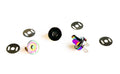 Kiwi Bagineers magnetic snap 14mm x 4.5mm / Rainbow Metal Magnetic Snap Closures 9/16