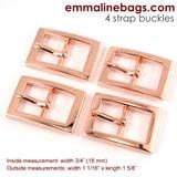 Double-ended Pin Buckle by Emmaline Bags - Kiwi Bagineers