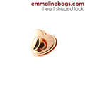 Heart Shaped Bag Lock - Emmaline Bags - Kiwi Bagineers