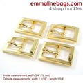 Double-ended Pin Buckle by Emmaline Bags - Kiwi Bagineers