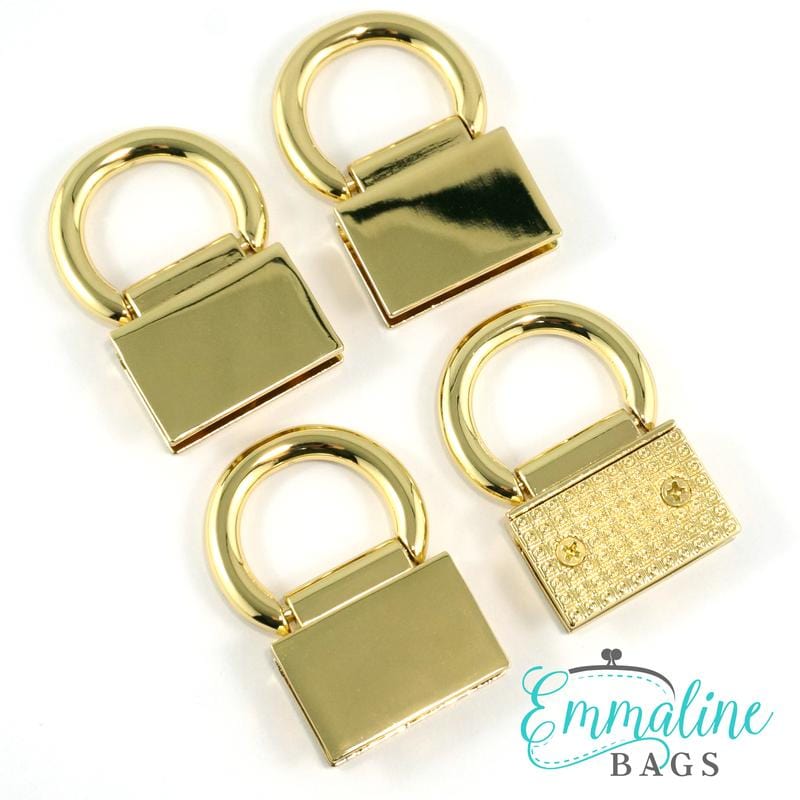 Strap anchor: "edge connectors" (4 pack) by Emmaline Bags - Kiwi Bagineers