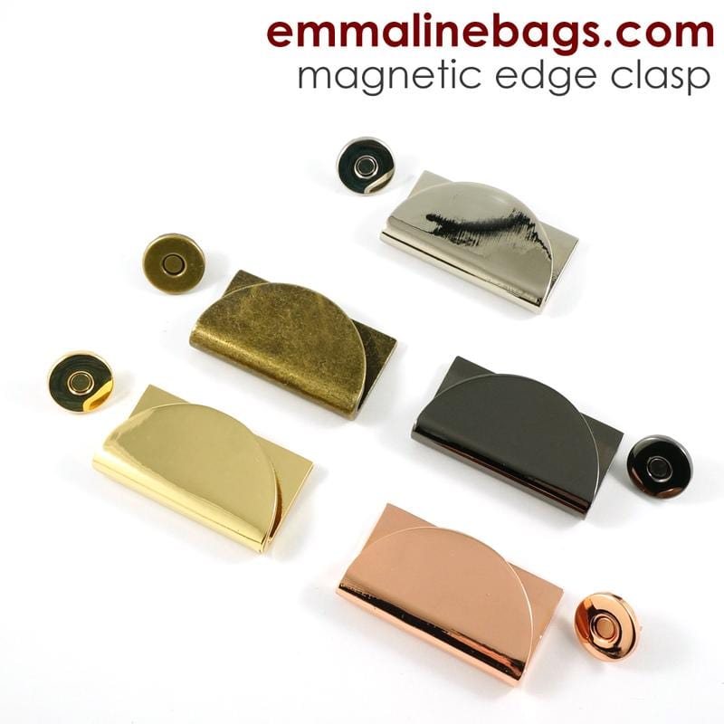 Half Moon Magnetic Edge Clasp by Emmaline Bags - Kiwi Bagineers