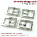 Double-ended Pin Buckle by Emmaline Bags - Kiwi Bagineers