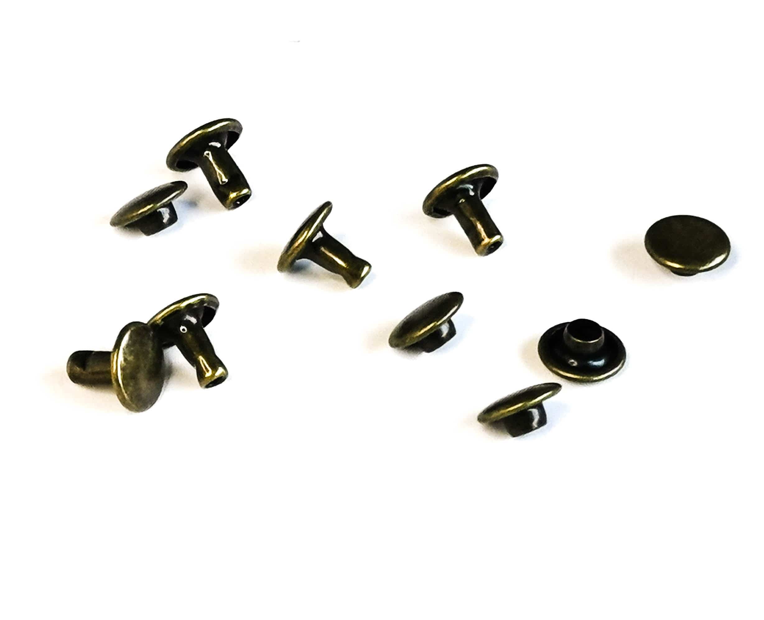 Double Capped Rivets for bags Small or Medium By Kiwi Bagineers
