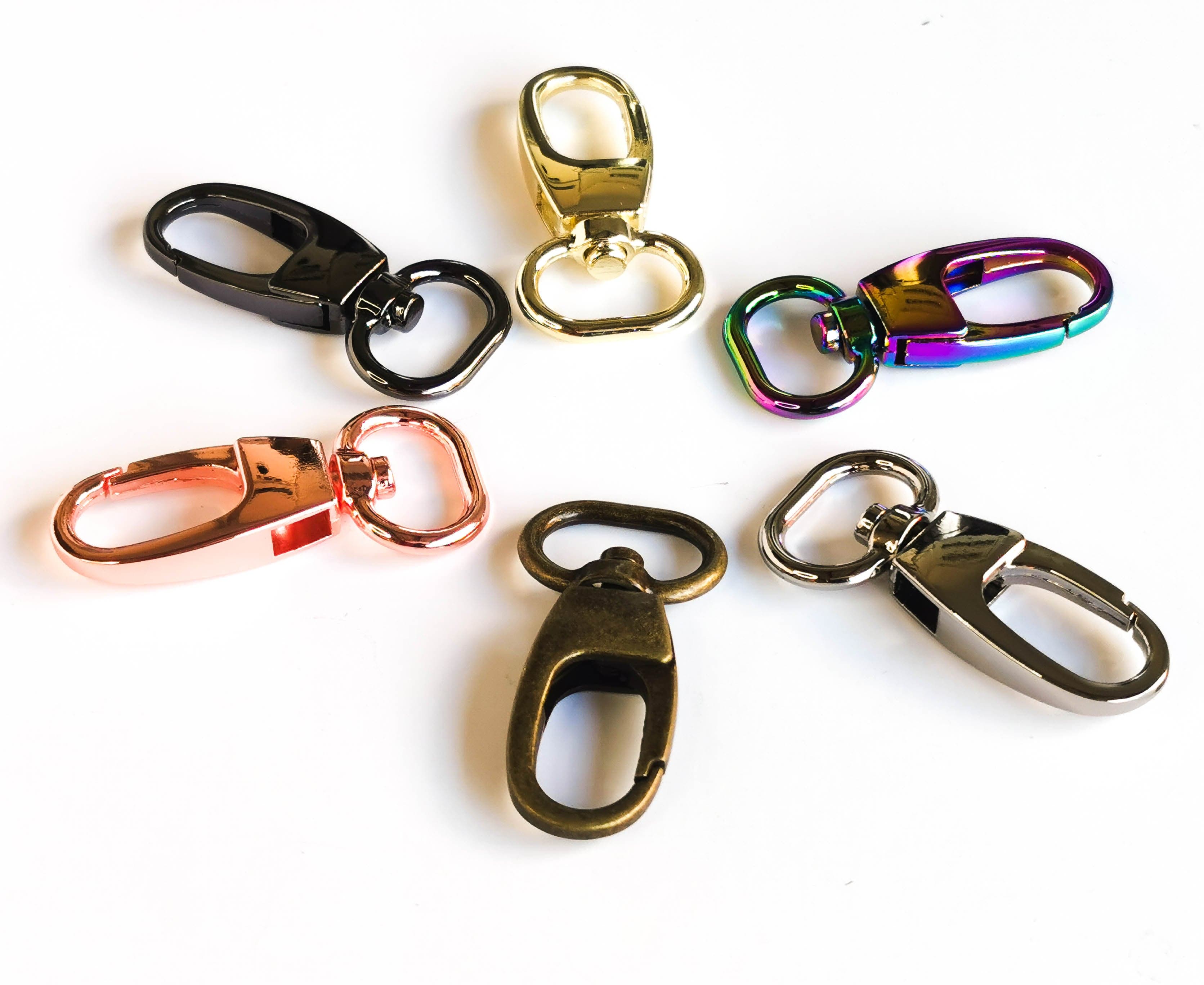 Swivel Snap Hooks for Bags. (Lobster Clasps) By Kiwi Bagineers. Pack o